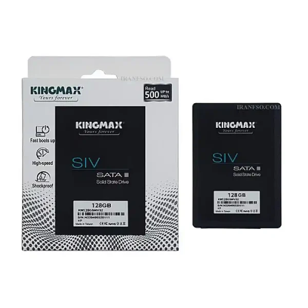 مشخصات و خرید حافظه اس اس دی اینترنال کینگ مکس مدل SIV32 ظرفیت 128 گیگابایت