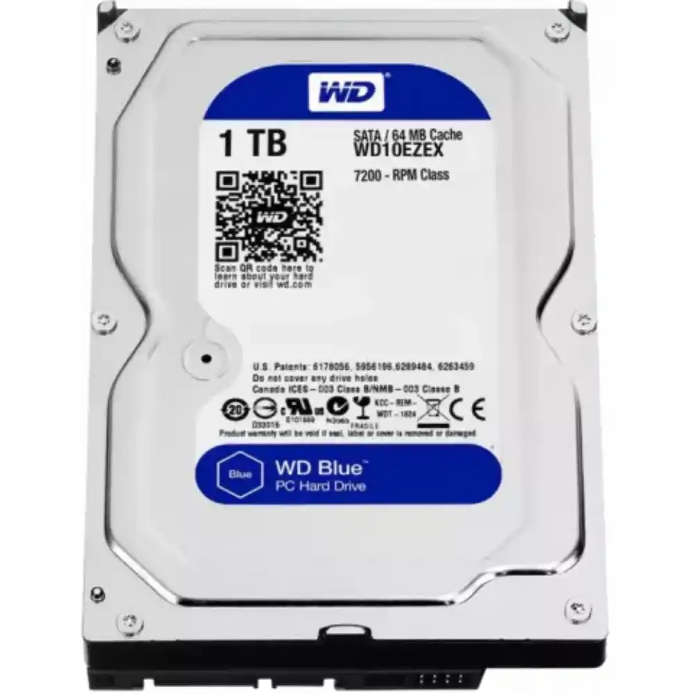 هارد اینترنال وسترن دیجیتال سری آبی WD10EZEX ظرفیت 1 ترابایت